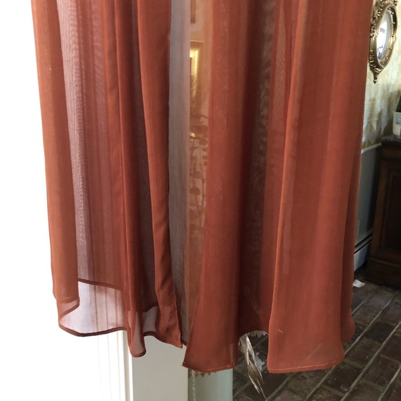 Beautiful Papillon rust colored duster - Picture 4 of 7